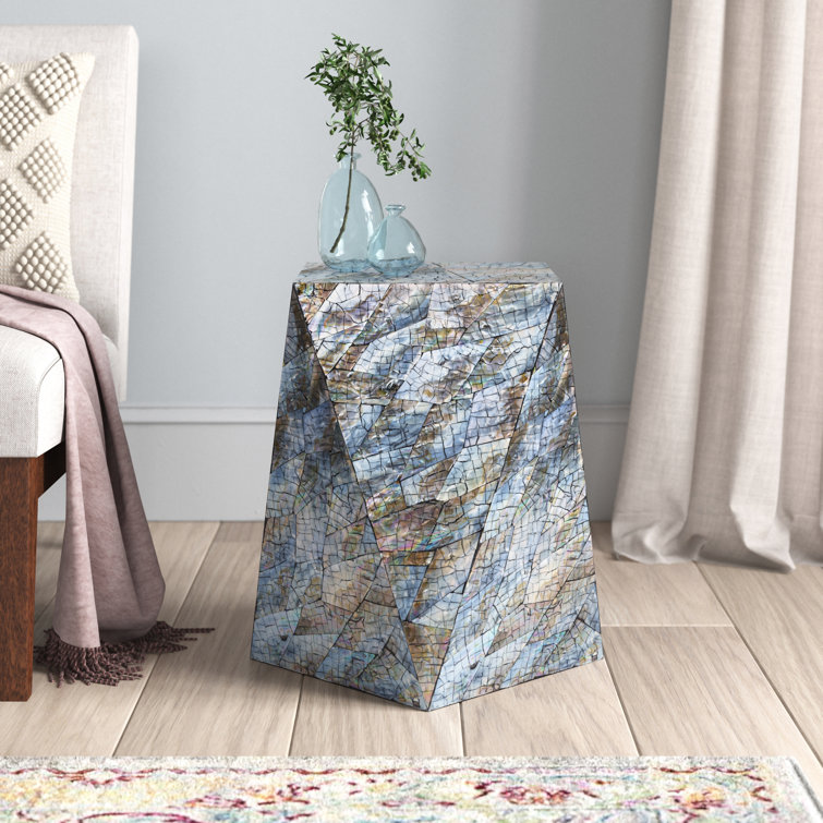 Mistana™ Chew Magna 20'' Tall Stone Block End Table & Reviews Wayfair